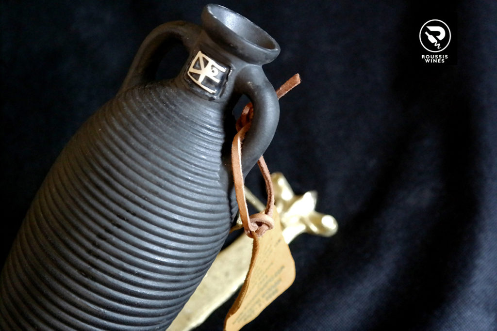 Handcrafted wine presentation